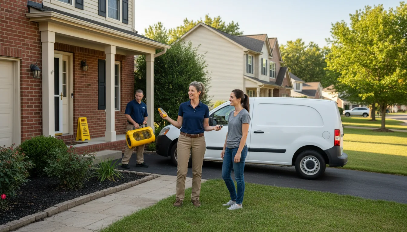 Water restoration image for Water Damage & Restoration Services in North Royalton, OH